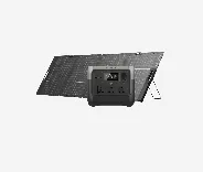 EcoFlow RIVER 2 Pro with a portable solar panel